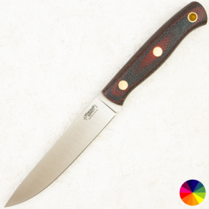 Нож Южный Крест Slender M, Elmax, Micarta Black/Red, Насечка
